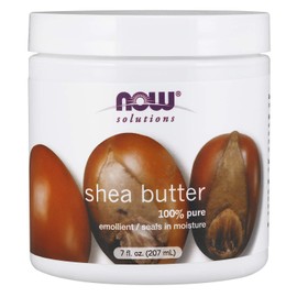 NOW Solutions, Shea Butter, Skin Emollient, Seals in Moisture for Dry Rough Skin, 7-Ounce