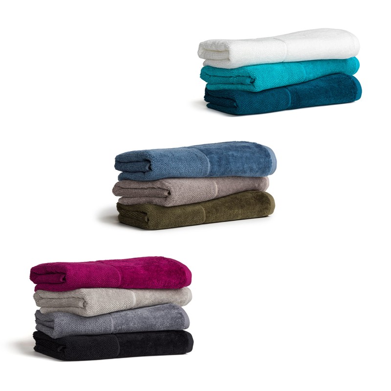 Möve Bamboo Luxe 850 Hand Towel Stone.