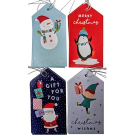20 Luxury Kids Christmas Gift Tags - Eco Packaging
