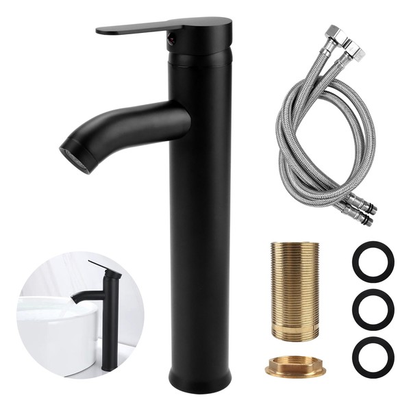 Yostyle Llaves para Lavabo Baño,Mezcladora para Lavabo Caliente y Fría