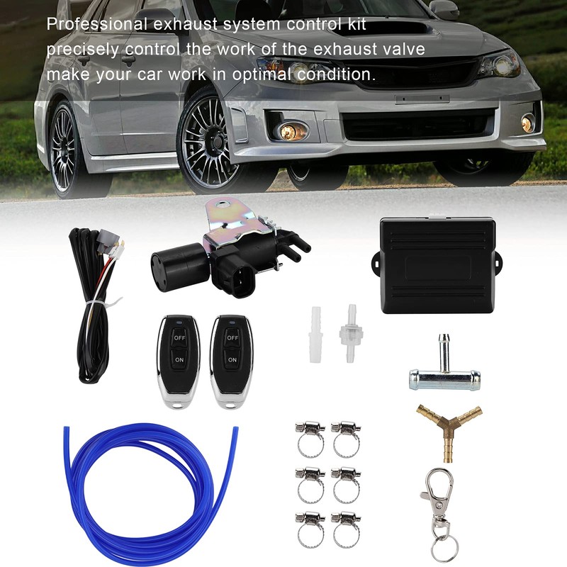 Fournyaa Stainless Steel Electric Exhaust Silencer Valve Switch System, Professional