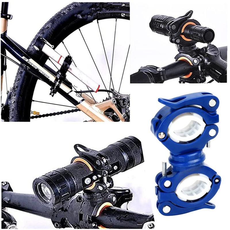 Bicycle Light Holder Flashlight Holder Multifunctional 360 Degree Rotation 3