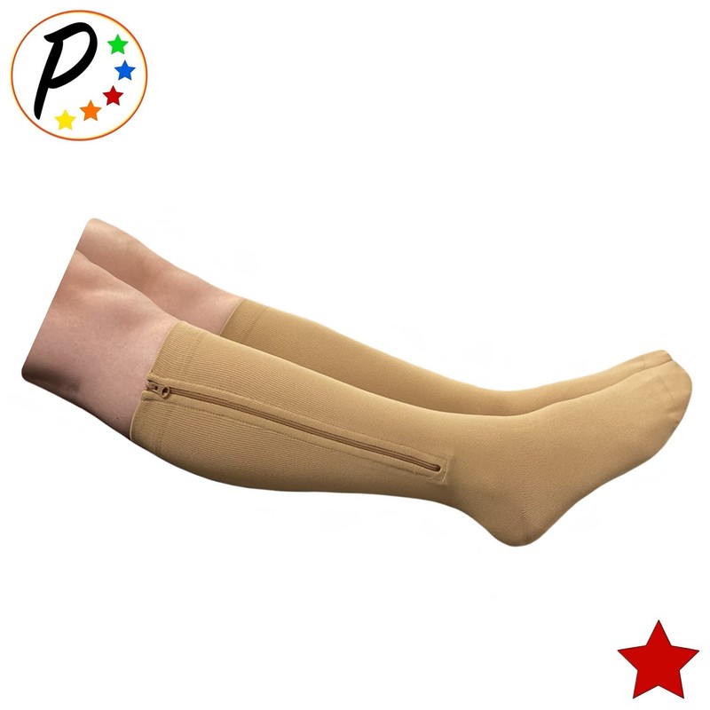 Presadee Calcetines originales de compresión con cremallera de 20 a