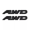 2pcs Metal Small AWD Emblem All Wheel Drive Logo Side