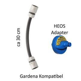 TW-DES Complete Filling Set with Filling Filter, Adapter, Hose for Motorhome, Caravan, Caravan, Boat