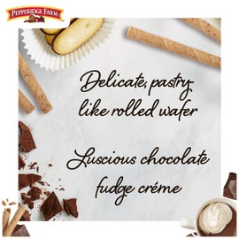 Pepperidge Farm Pirouette Cookies, Chocolate Fudge Créme Filled Wafers, 13.5 Oz Tin