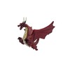 Red Flying Gothic Dragon Fantasy Christmas Tree Hanging Ornament Statue