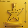 Bambluby Funny Crowned Star Trophy – You Did It Trophy