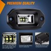 Nilight 2PCS 20W Flush Mount LED Pods Flood Beam LED