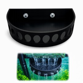 3DAquaticSolutions Aquarium Filter Baffle, Universal HOB Filter Compatible, Slow Flow Design for Betta Fish and Shrimp Tanks, 2 Suction Cups for Easy to Install Aquarium (Large)