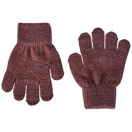 CeLaVi Unisex Baby Glitter Magic Gloves Finger Gloves, Rose Brown, 1 Year, Rose brown.
