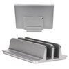 Laptop Holder Vertical 2 Slots Aluminum Alloy Adjustable Laptop Stand