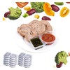YC-GREHUN Double Compartment Snack Containers with Lids Snack Pack Containers