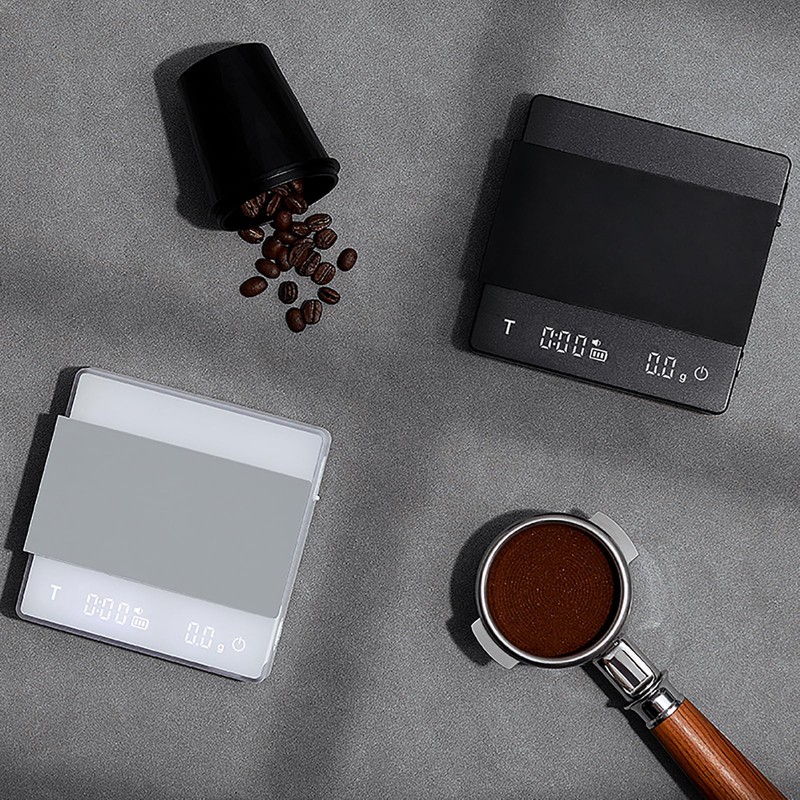 MHW-3BOMEBR Espresso Scale with Auto Timer, Rechargeable Coffee Scale for