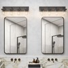 Danshinro Bathroom Vanity Light, Square Design 4 Lights Morden Bathroom