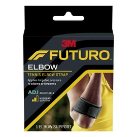 Futuro Tennis Elbow Strap, Ideal for Tennis Elbow and Tendonitis, One Size