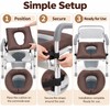 Bedridden Elderly Toilet Seat Cushion for Bedside Toileting – Soft