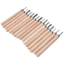 16 Pcs Carving Knife High Speed Steel Woodworking Carving Engraving Tool for Rubber Stamp