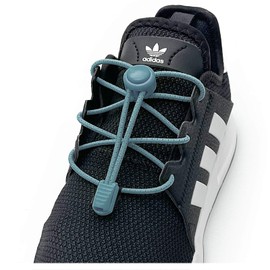 HILELIFE Elastic No Tie Shoelaces - Non Tying Active Stretchy Laces Running Shoe Laces With Reflective String and Locks For Sneakers (Gray 1)