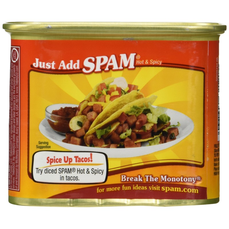 Hot & Spicy SPAM 12 oz (3 pack)