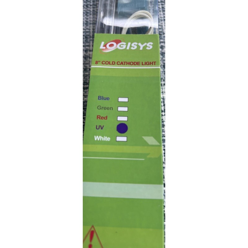 Logisys Single 8” Inch Cold Cathode Fluorescent Lamp (UV)