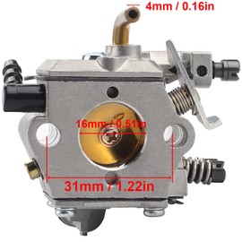 ZAMDOE Carburetor for stihl 024 026 PRO MS260 MS240 MS260 PRO Chainsaw Replaces 1121 120 0610 WT-403B WT-403A with Air Filter Spark Plug Fuel Line