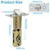 Cionyce Tubular Mortice Latch, Passage Door Latch, Adjustable Flat Latch