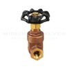 Midline Valve 427U256 Gate Valve 3/4 in. FIP Connection, Cast