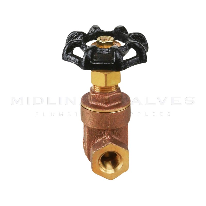 Midline Valve 427U256 Gate Valve 3/4 in. FIP Connection, Cast