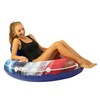 Poolcandy Stars & Stripes RealPrint Inflatable River Tube with Back