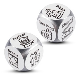 10th Anniversary Tin Gifts for Her Him - Funny Gag 10 Year Anniversary Wedding Gifts for Wife Husband Date Night Couple Gift Ideas Naughty Food Dice Game for Boyfriend Girlfriend Women Men Adult