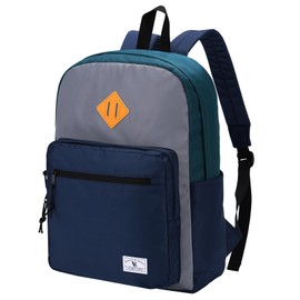 VX VONXURY School Backpack for Men Women,Lightweight Classic Basic Bookbag Simple Kids Black Backpack for College Travel