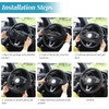 Bittwee Elastic Car Steering Wheel Cover, Anti-Slip Stretch Vehicle Protector