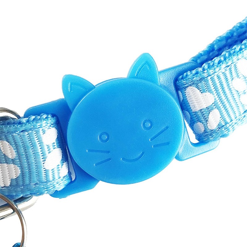 2-Pack Small Cat Collar with Bell Pretty Kitten Collar Buckle