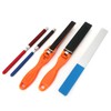 5pcs Manual Sandpaper Stick Semicircle Sanding Paper Roll Bar Jewelry