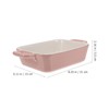 Angoily Ceramic Baking Mould, Casserole Dish for the Oven with