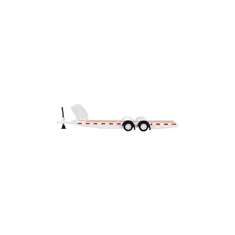 MINI GT 1/64 Car Carrier Trailer, White, Assembled