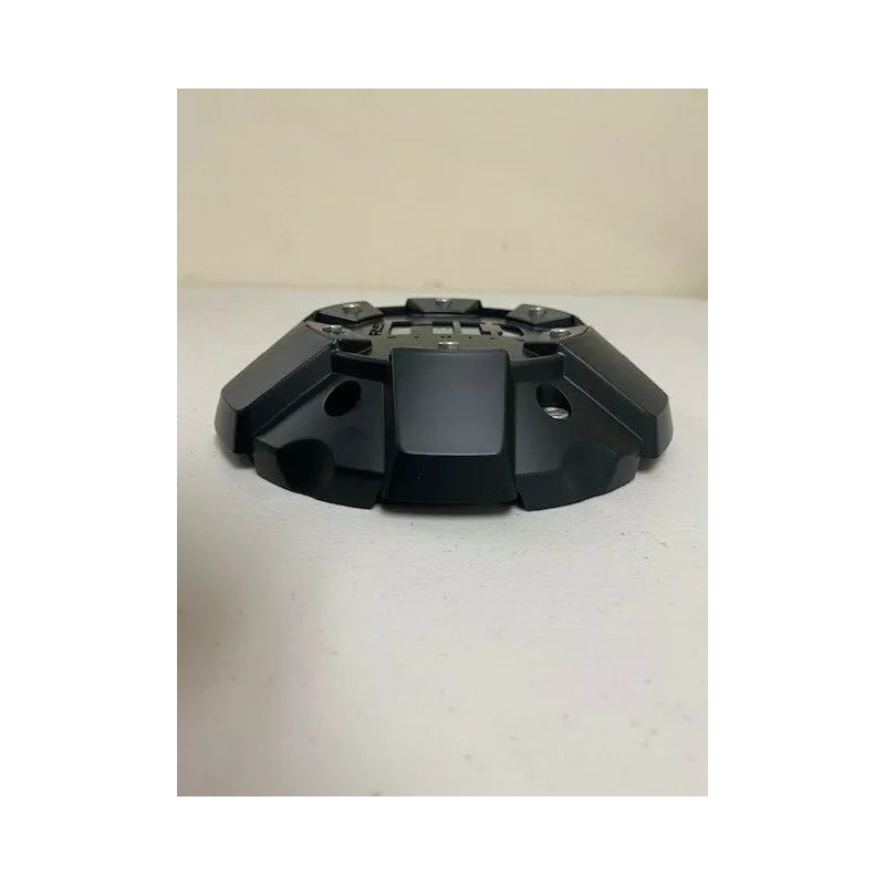 FAST HD C706901 C611910-1CAP Matte Black/Chrome Logo Wheel Center Cap