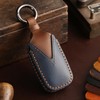 Smasol Smart Key Case, Genuine Leather, Stylish, New 4 Buttons,