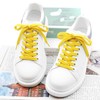 DANHUA Flat Cotton Shoelaces for Sneakers: 2 Pair 31Inch Yellow