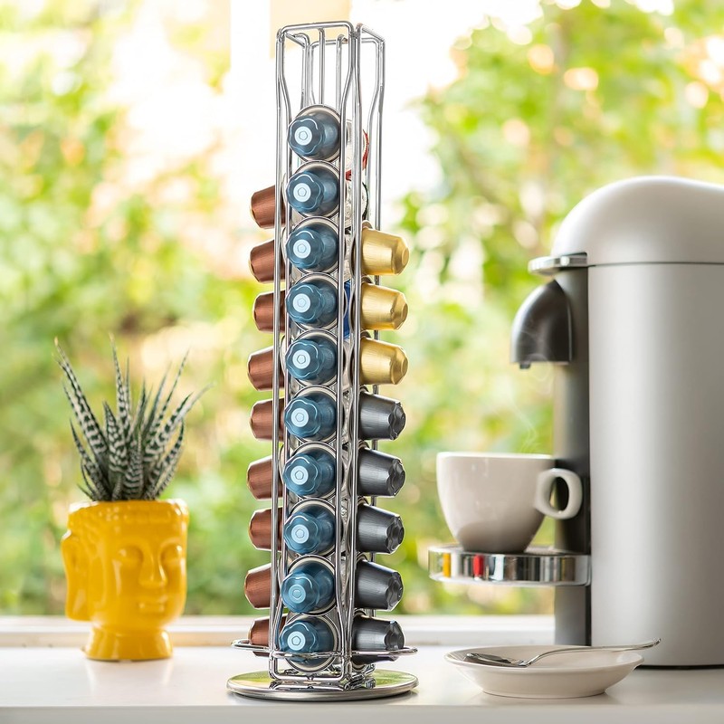 CARLA HOME Coffee Pods Holder Storage Compatible with 40 Pods,