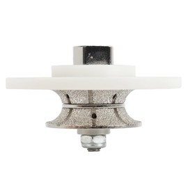 Raizi 3/4 inch Full Bullnose Diamond Hand Profiler Router Bit Profile Wheel for Marble Granite Porcelain Ceramic Tile(V20)