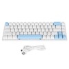 Mechanical Keyboard 68 Keys RGB Backlight Compact Wired Keyboard with