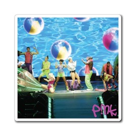 Pink Summer Carnival 2024 Concert Photo Magnet for Home Decor - size: 6" × 6"