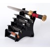 WLSANX Knife Display Stand,Acrylic Desktop Knife Holder Holds 6 Knives