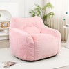 Warmiehomy Bean Bag Chair with Armrests Stuffed High-Density Foam -