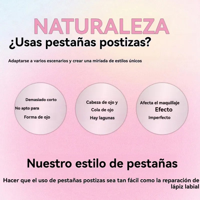 Pestañas Postizas En Racimo 30/40d 9-16mm Para Extensión 30/40d