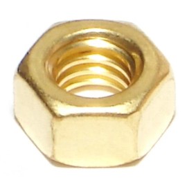 Unbranded 5/16"-18 Brass Coarse Thread Finished Hex Nuts (15 pcs.)