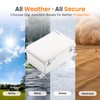 QILIPSU Waterproof Junction Box IP67 Outdoor Plastic Electrical Project Enclosure