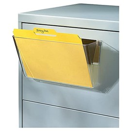 Brenton Studio Magnetic Wall Pocket, Letter Size, Clear, 59759